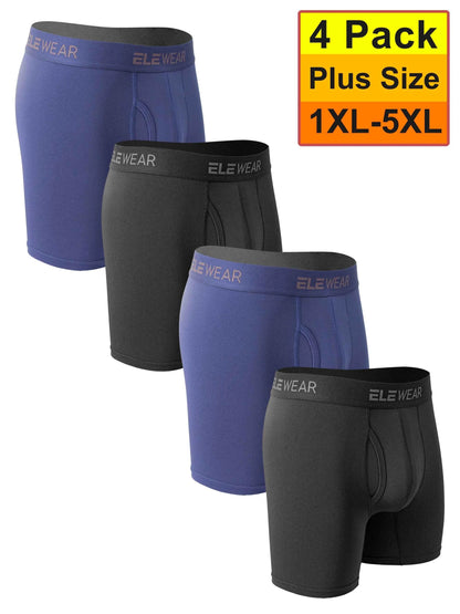 4 Pack Men's Breathable Boxers