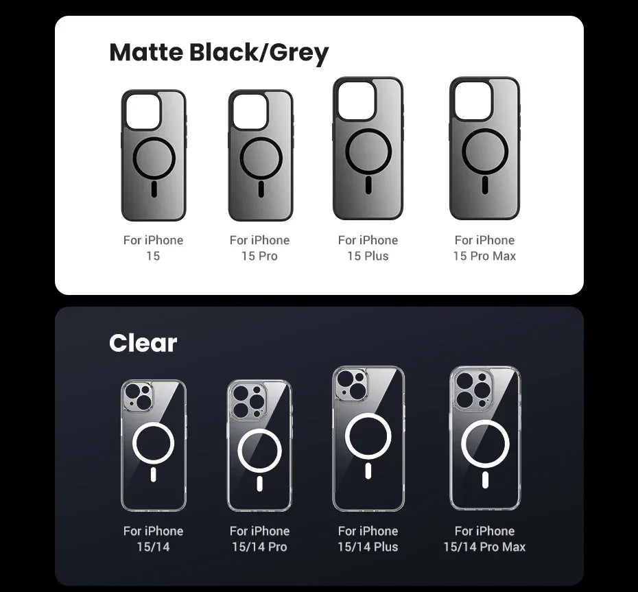 UGREEN Magnetic Case for iPhone 17, 16, 15, 14, 13 & 12 - ShopHub