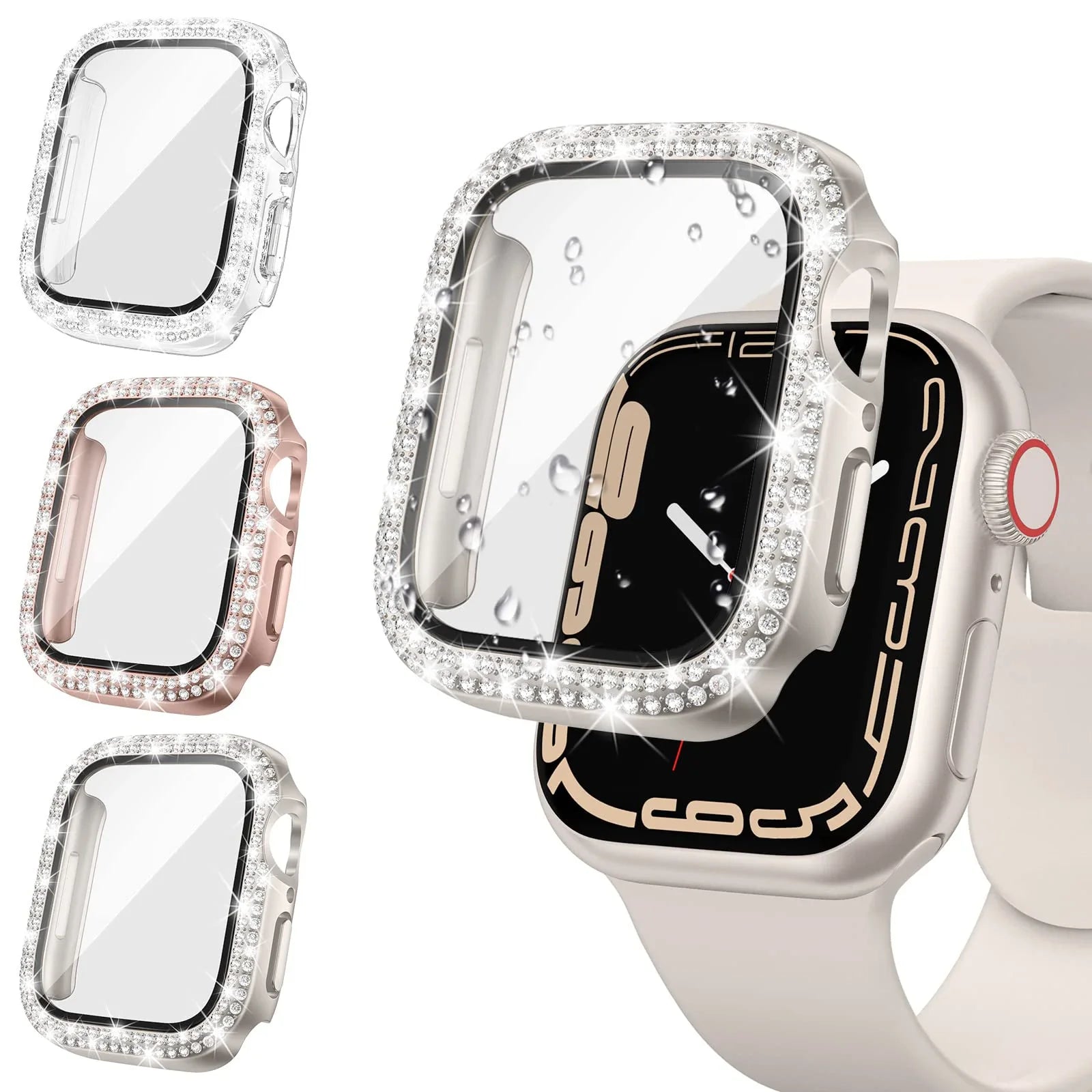 Sparkle Protective case for the Apple Watch 3, 2 & 1 (42mm) Series Habicare