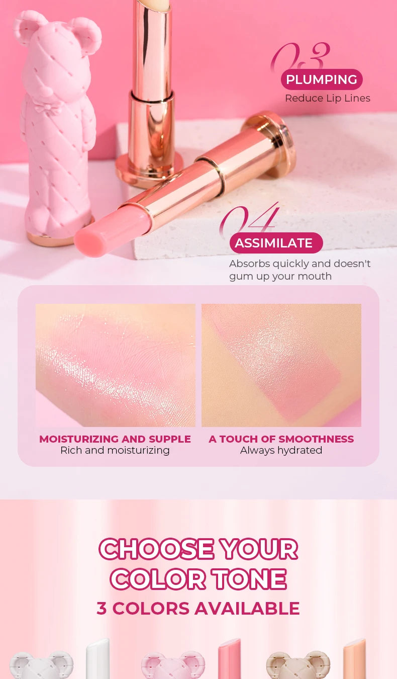 Beauty Glazed Bear Moisturising Lipstick