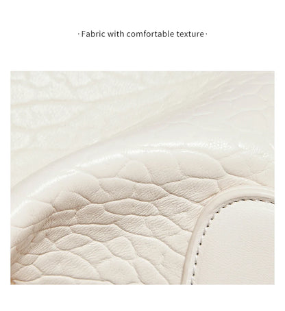 FOXER White Cowhide Leather Women's Shoulder Bag