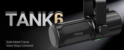 Elevate Your Sound Quality with the USB XLR Dynamic Podcast Microphone