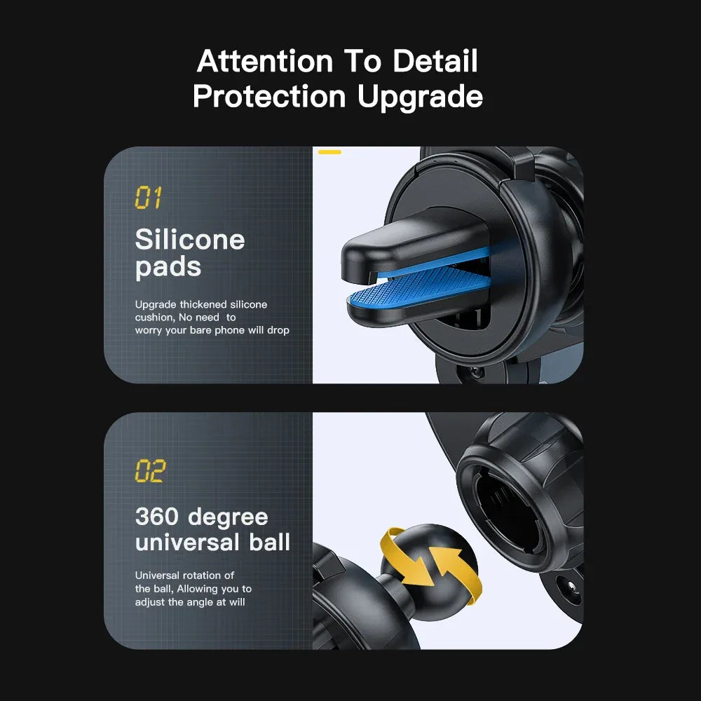 Essager Six Points Gravity Car Phone Holder - ShopHub