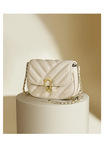 FOXER Women's Quilted Shoulder Bag