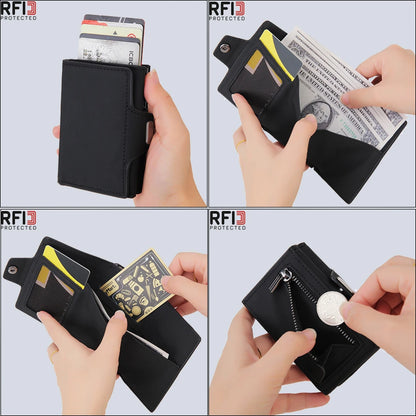 Rfid Carbon Fiber Card Holder Wallets