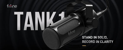 FIFINE Dynamic Podcast Microphone: Elevate Your Sound Quality for Streaming and Recording