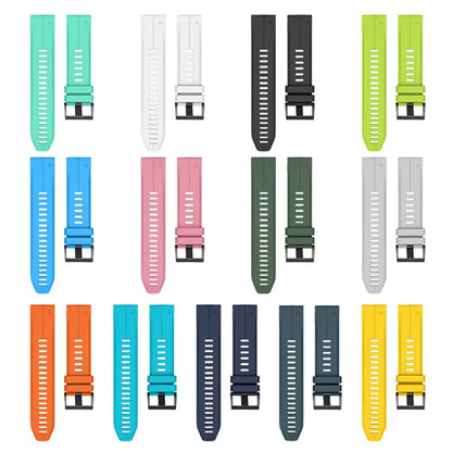 Quickfit Silicone Strap for the Garmin Watch Series (available of various range of models and 46 colours) Habicare