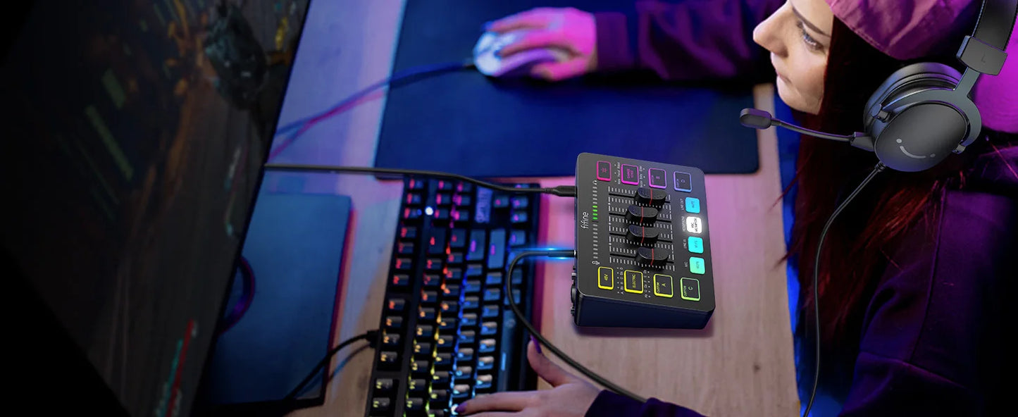 FIFINE Gaming Audio Set - Your Ultimate Companion for Streaming and Podcasting