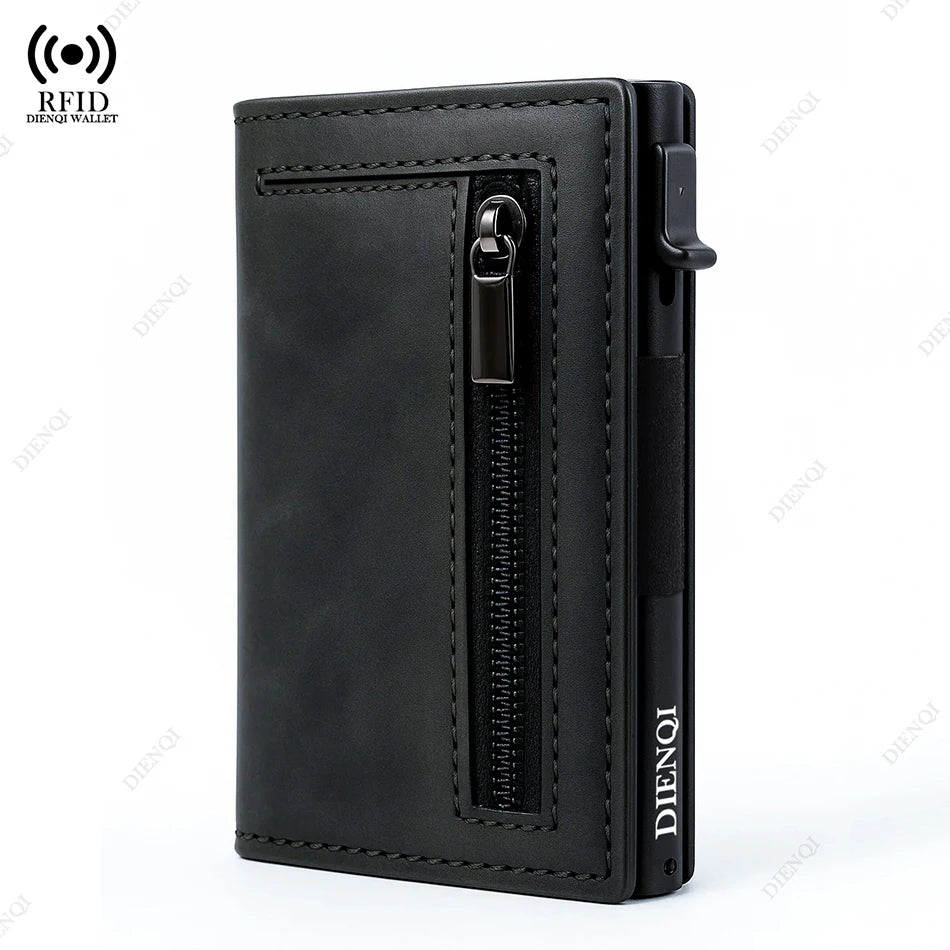 DIENQI Anti-RFID Card Holder Wallet