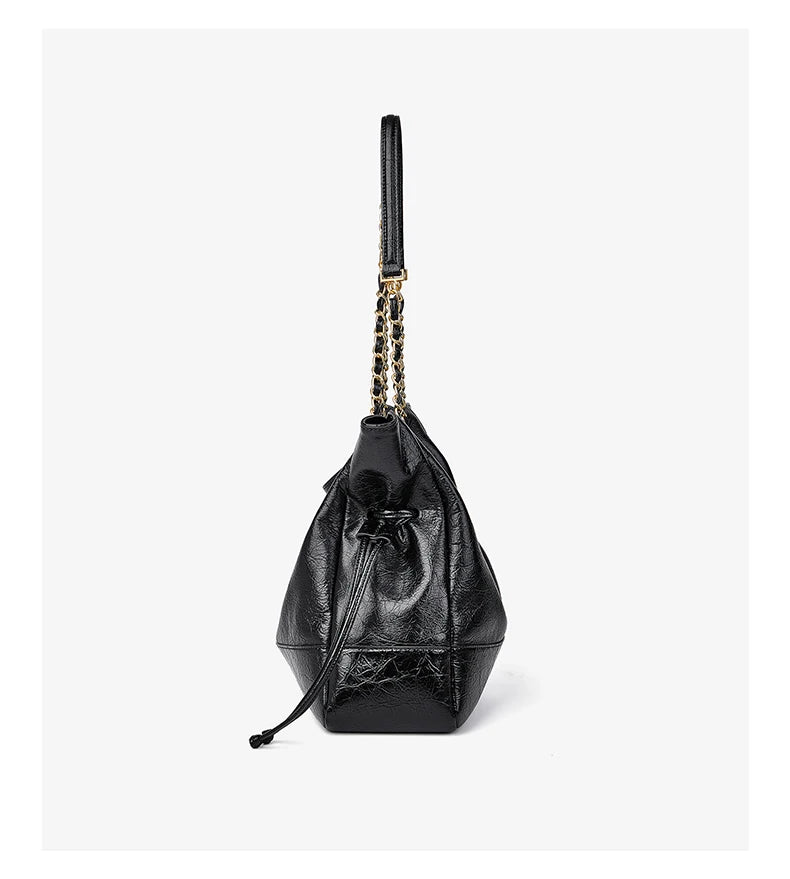 FOXER Luxury Genuine Leather Shoulder Bag