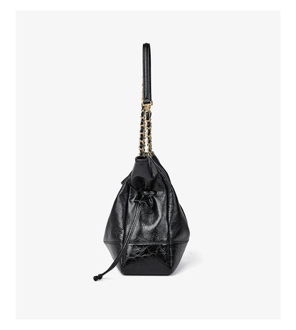 FOXER Luxury Genuine Leather Shoulder Bag