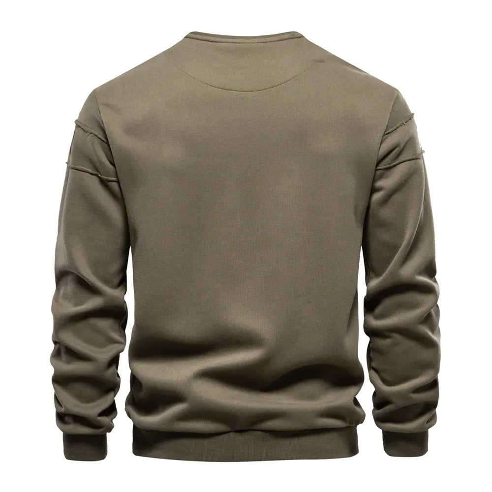 AIOPESON's Patchwork Sweatshirts - ShopHub