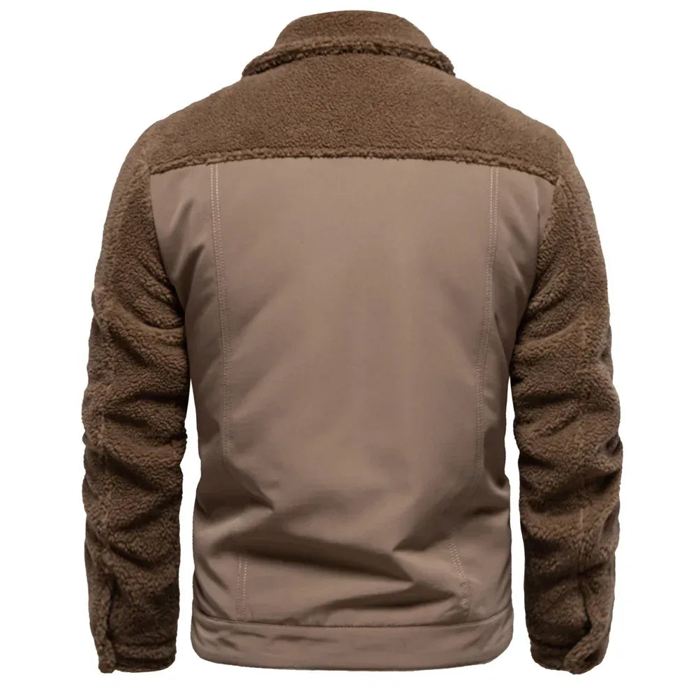 AIOPESON Men's Thick Sherpa Fleece Jackets - ShopHub