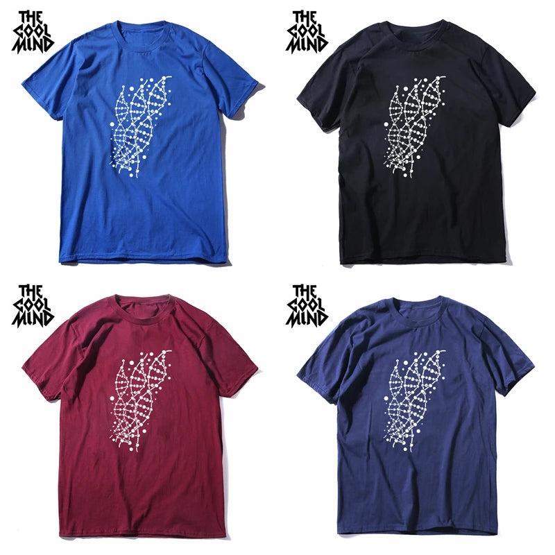 COOLMIND DNA Graphic Cotton T-Shirt | Men's Relaxed Style
