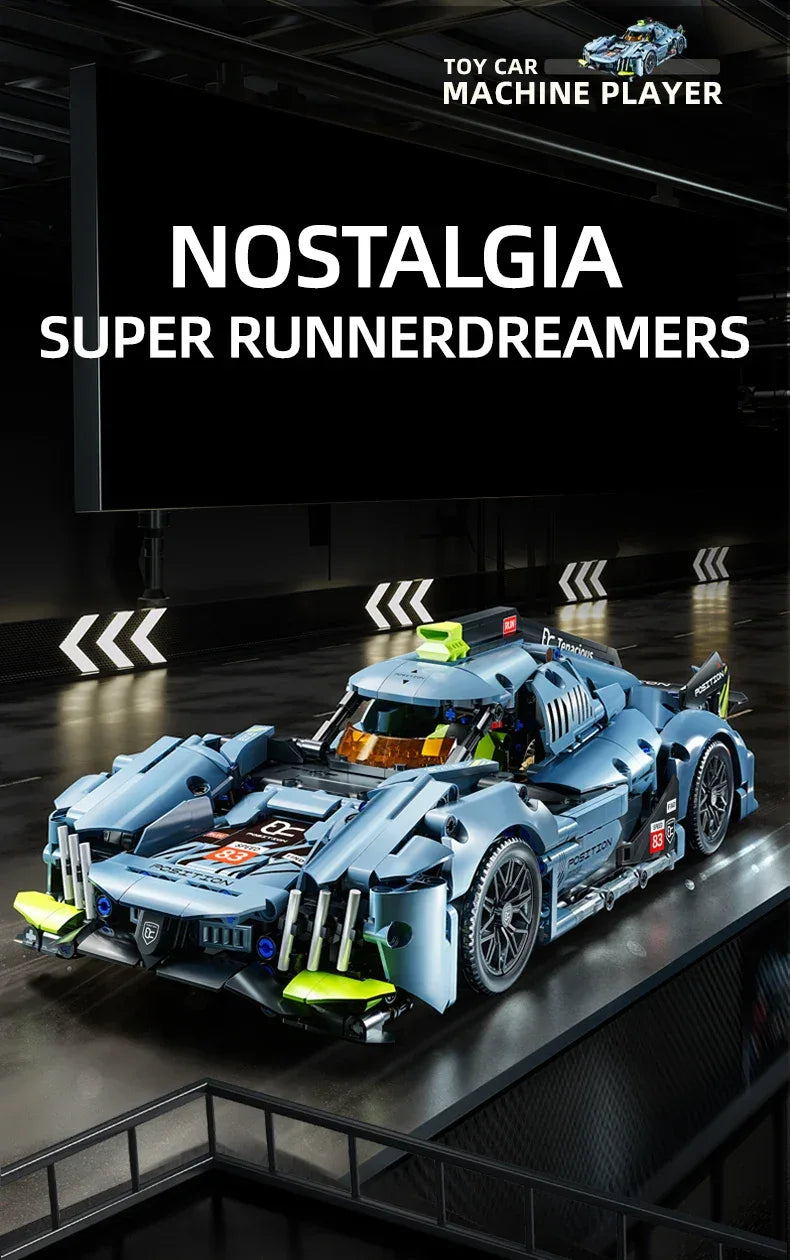 TOYLINX 1:14 Racing Car Building Blocks - ShopHub