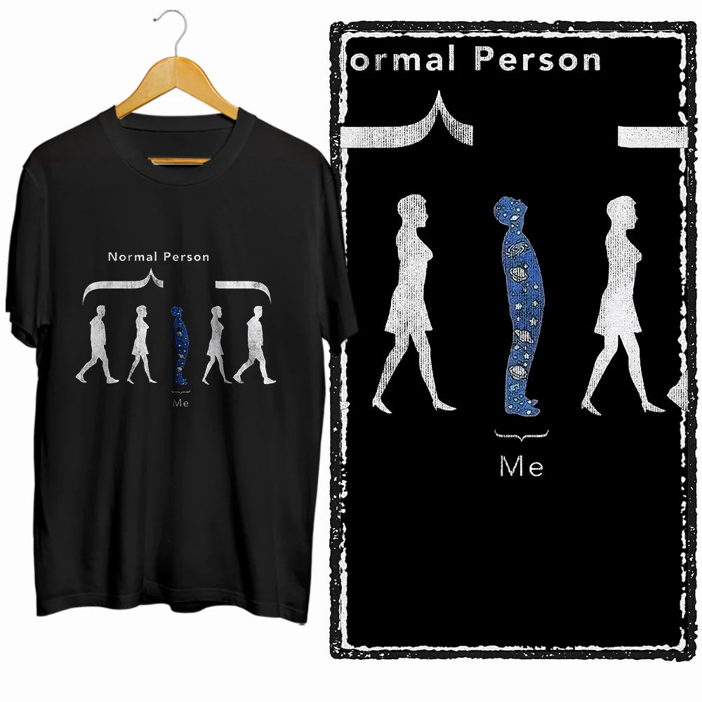 COOLMIND Normal Person Funny Graphic T-Shirt | Unisex