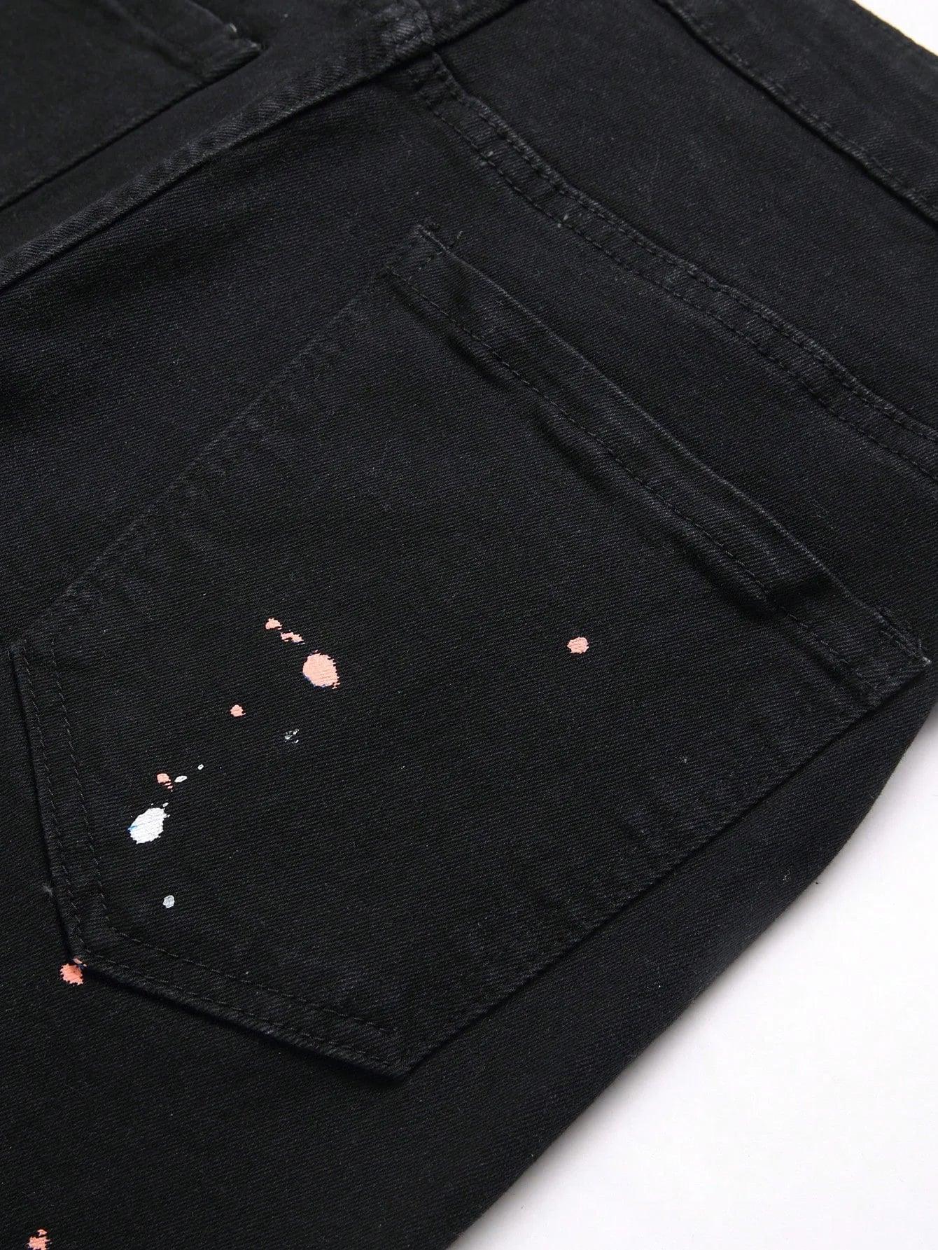 Men’s Y2K Skinny Denim Jeans - ShopHub