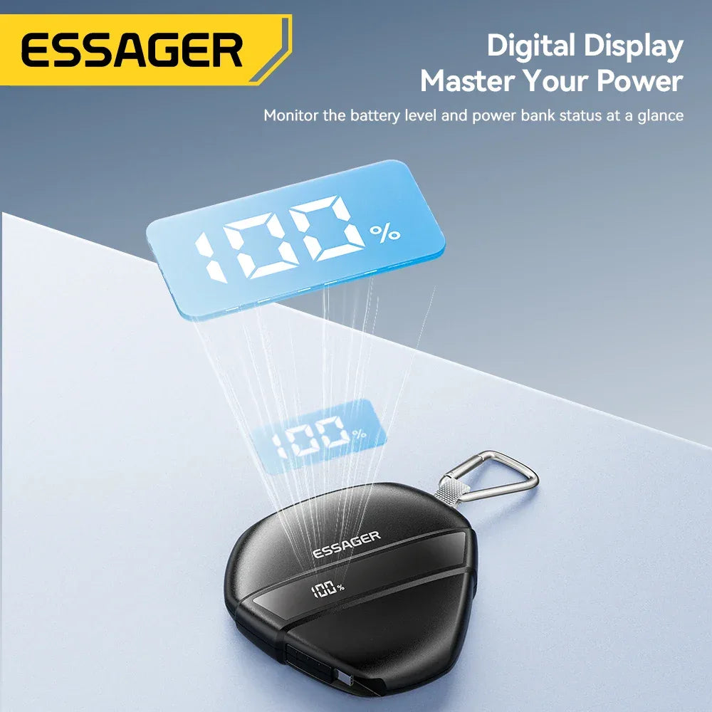 Essager 10000mAh Digital Display Power Bank - ShopHub