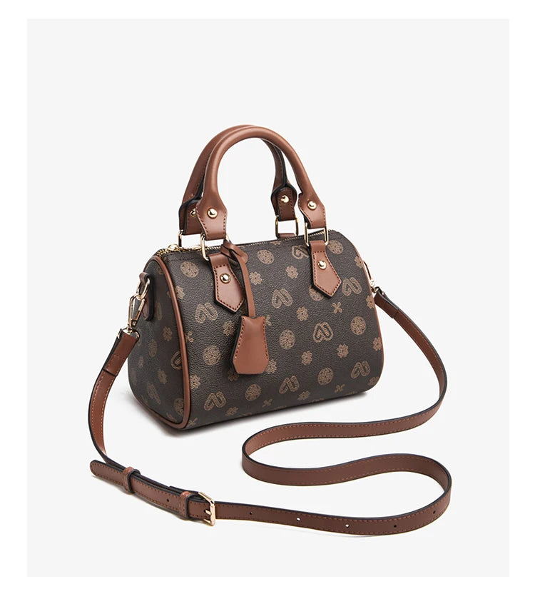FOXER PVC Women's Vintage Boston Handbag