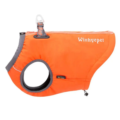 TRUELOVE High-Performance Foul Weather Jacket Dog Harness Vest Combination High-grade Nylon 66 Waterproof Keep Pet Warm YG1871