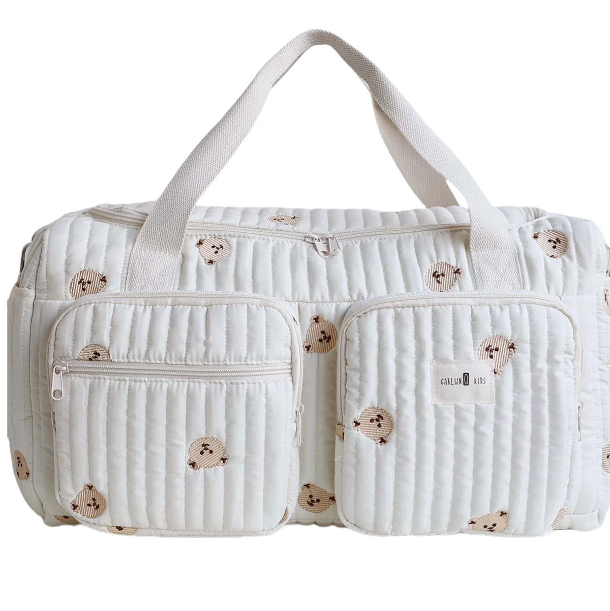 Tiny Trails Embroidered Nappy Tote Bag