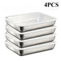 1/2/3/4/5/6Pcs Stainless Steel Food Containers
