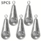 Teardrop Fishing Sinkers – Lead Weights for Bass (10 Sizes) Habicare
