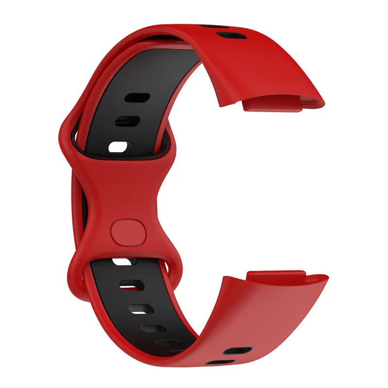 Rubber Sport Strap for the Fitbit Charge 5/6 Series (available in 21 colours) Habicare