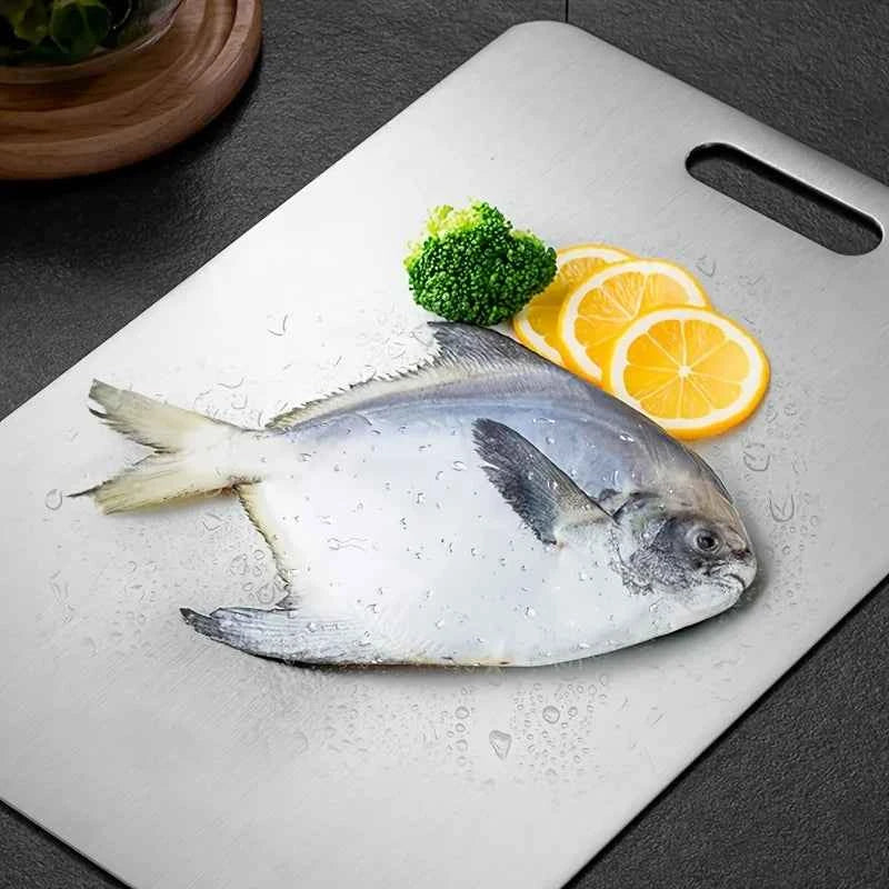 2pcs Stainless Steel Cutting Board Set