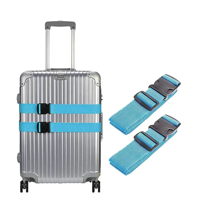 Adjustable Luggage Straps (Pack of 2, with 7 colours available) Habicare