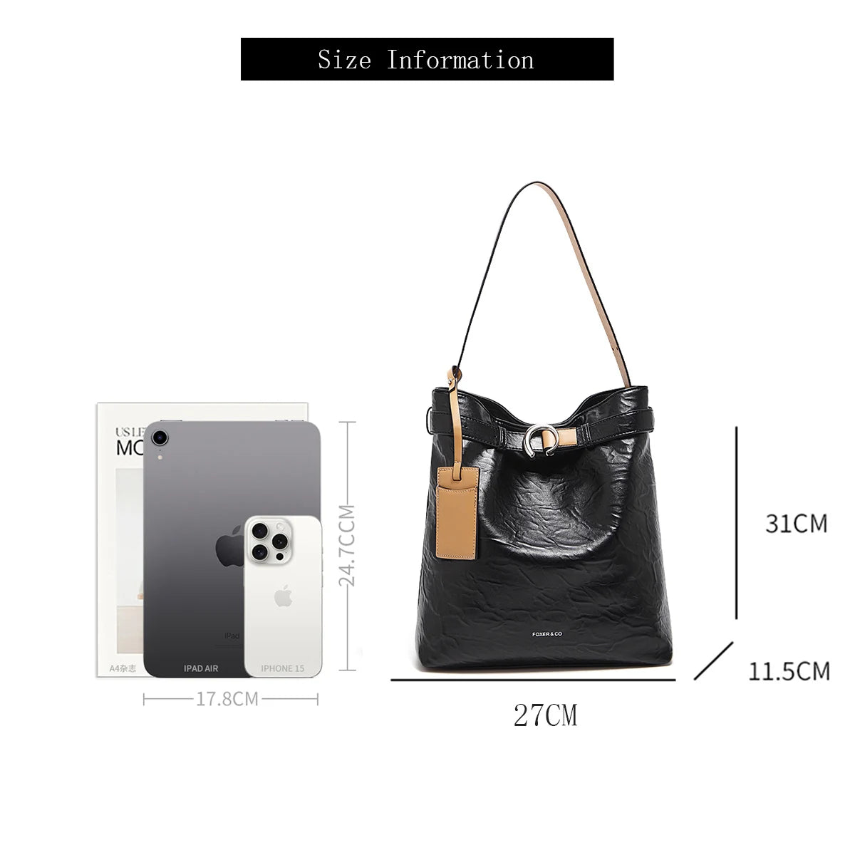 FOXER Vintage Women's Shoulder Bag