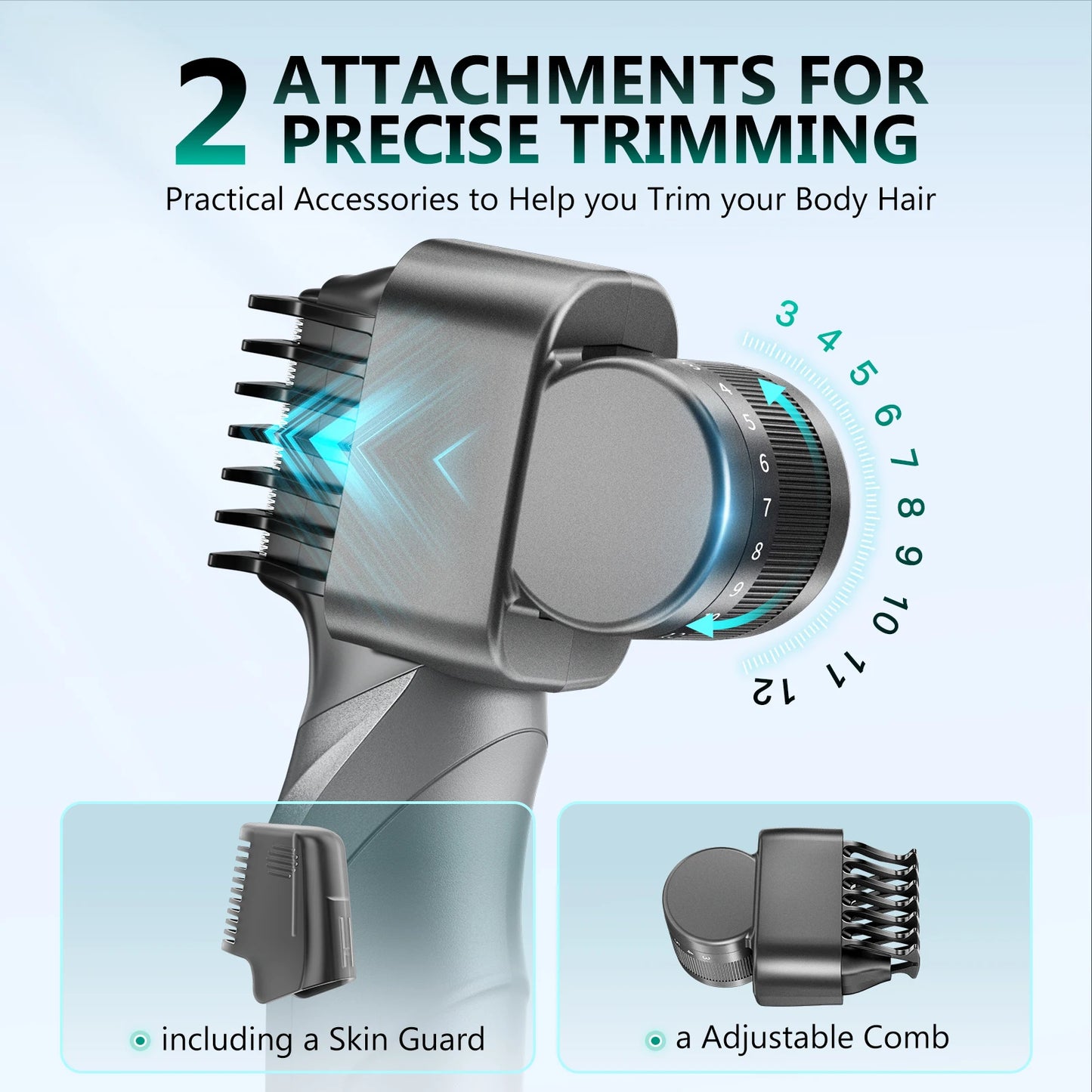Kensen S6 Electric Hair Trimmer for Men Body Groomer Clipper