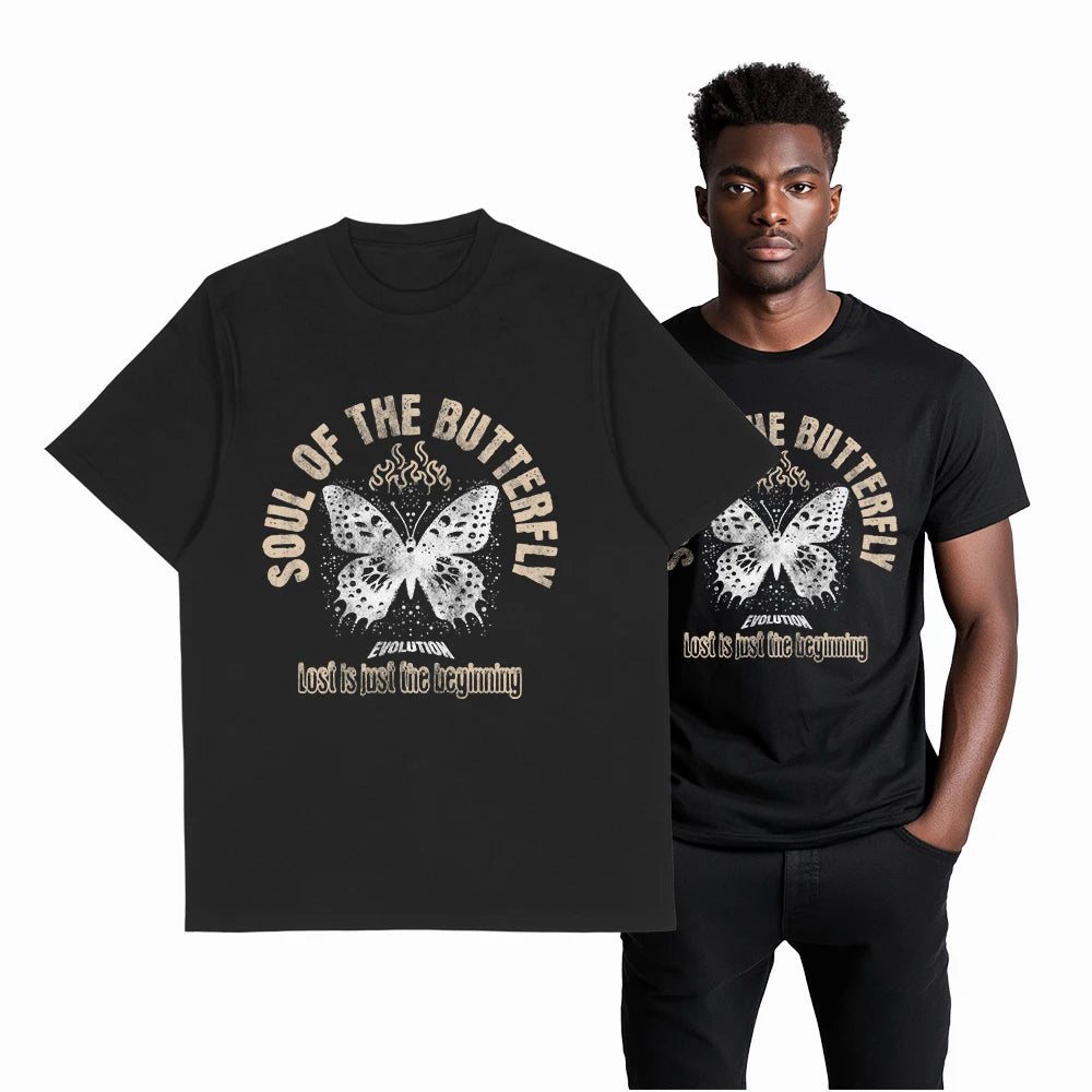 COOLMIND X0122 Free as a Butterfly Cotton Tee