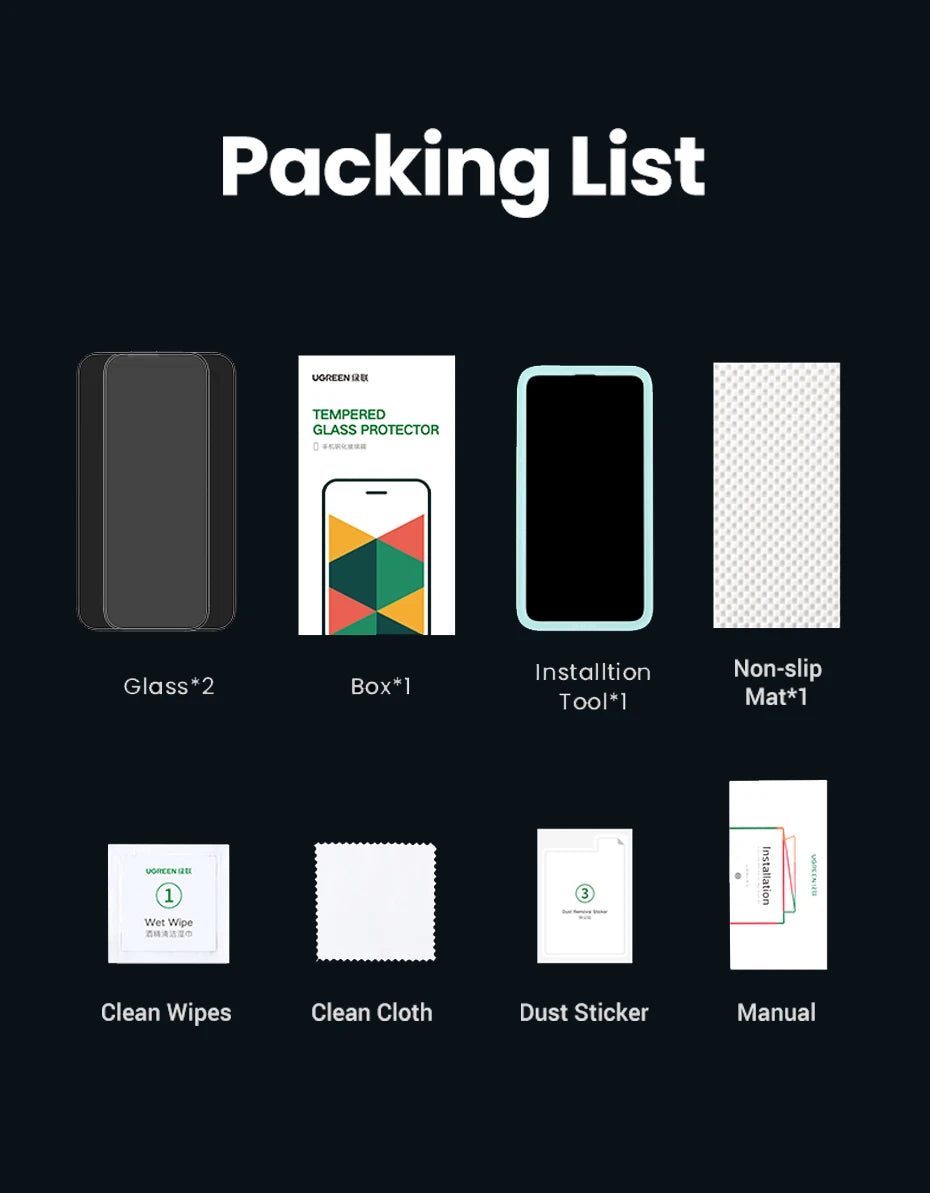UGREEN Screen Protectors For iPhone 17 & 16 Series