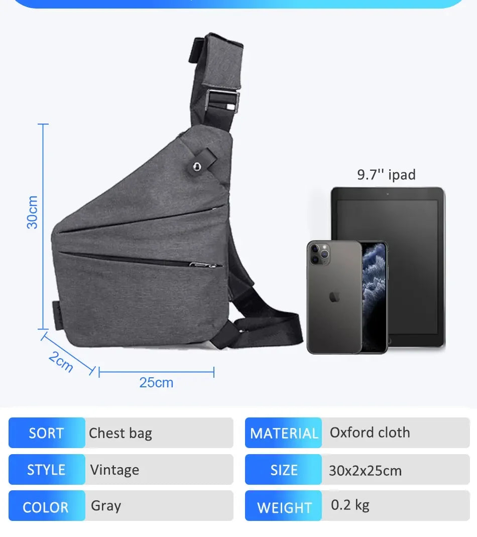 DIENQI Anti-theft Chest Bag