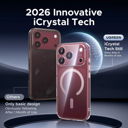 UGREEN Magnetic Case & Glass Screen Protector for iPhone 18 17 16 15 14 Pro Max Case Cover for iPhone 18Pro Macsafe Cases Bundle