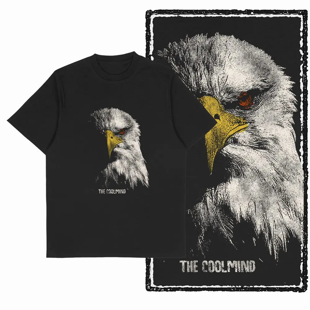 G25 Cool Vintage Cotton Men's Distressed Creative Printed Graphic T-Shirt | Streetwear Big Size O-Neck Men's Tee T-Shirt T Shirt