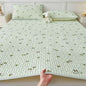 Cooling silk mattress pad set by ShopHub NZ, designed for comfort and temperature regulation during summer nights.