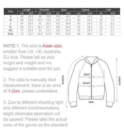 Maden Reversible MA-1 Flight Jackets for Men Baseball Collar Small Square Texture Fall and Winter Thickened Coats Cotton Jacket
