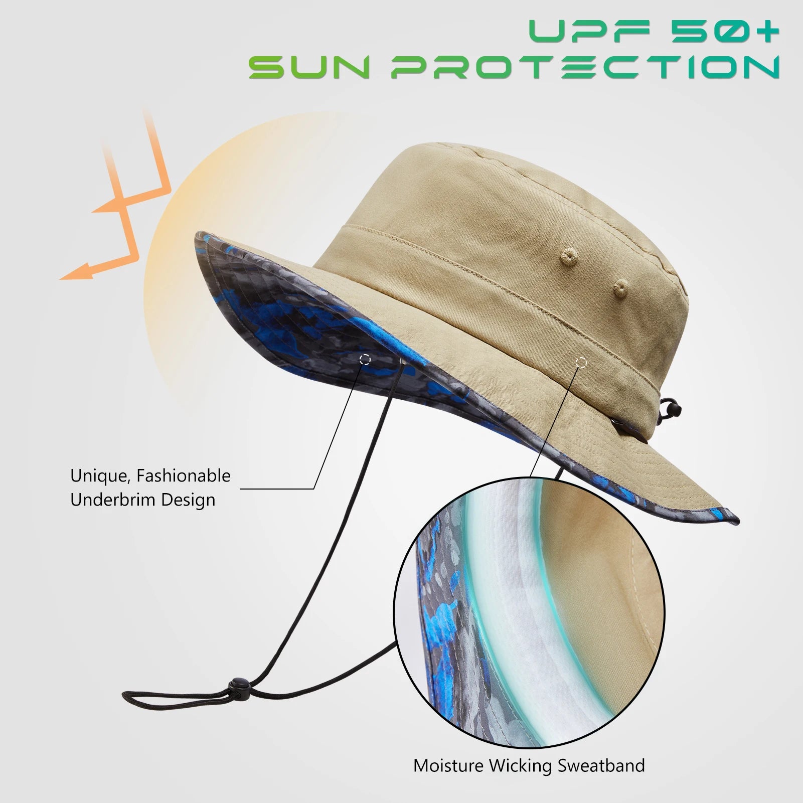 UPF 50+ Foldable Sun Hat