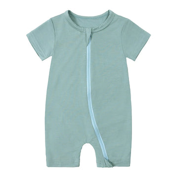 Kids Tales Little Breeze Bamboo-Blend Zip Baby Romper