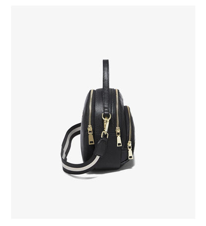 FOXER Brand Genuine Leather Top-handle Bag Women's Shoulder Bag 2026 New Chic Female Shell Bag Luxury Brand Crossbody Purse