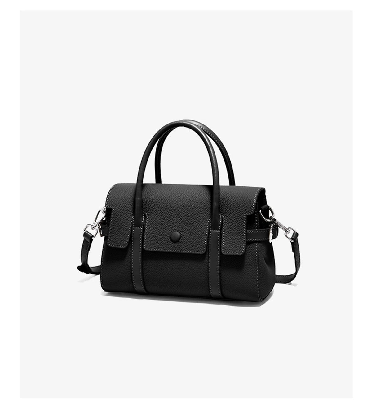 FOXER Retro Luxury Top-handle Bag for Women Genuine Leather Laies Shoulder Bag Female Crossbody Handbag Work Purse 2026 New