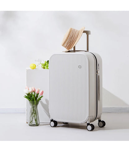 Mixi Striped Travel Luggage 16", 20", 24", and 26"