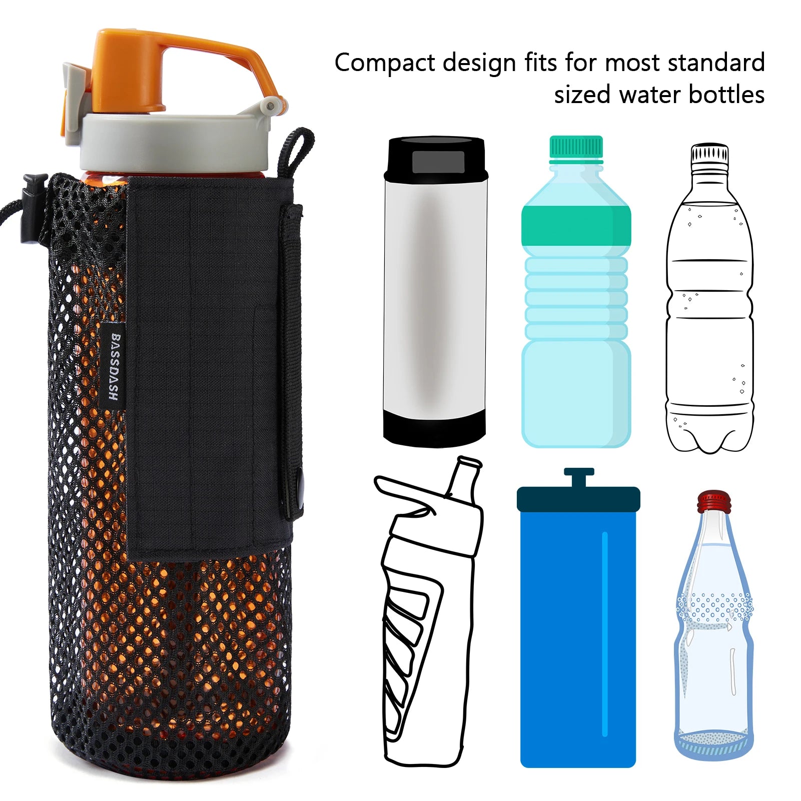 BASSDASH Water Bottle Pouch ShopHub