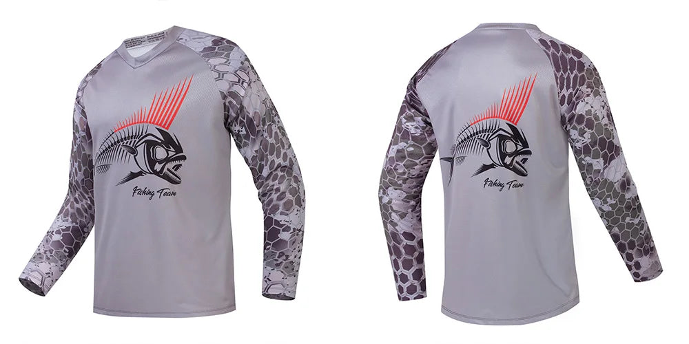 Men's Long-Sleeve UPF 50+ Fishing Shirt ShopHub