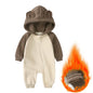 Kids Tales Little Bear Cotton-Blend Zip Baby Romper
