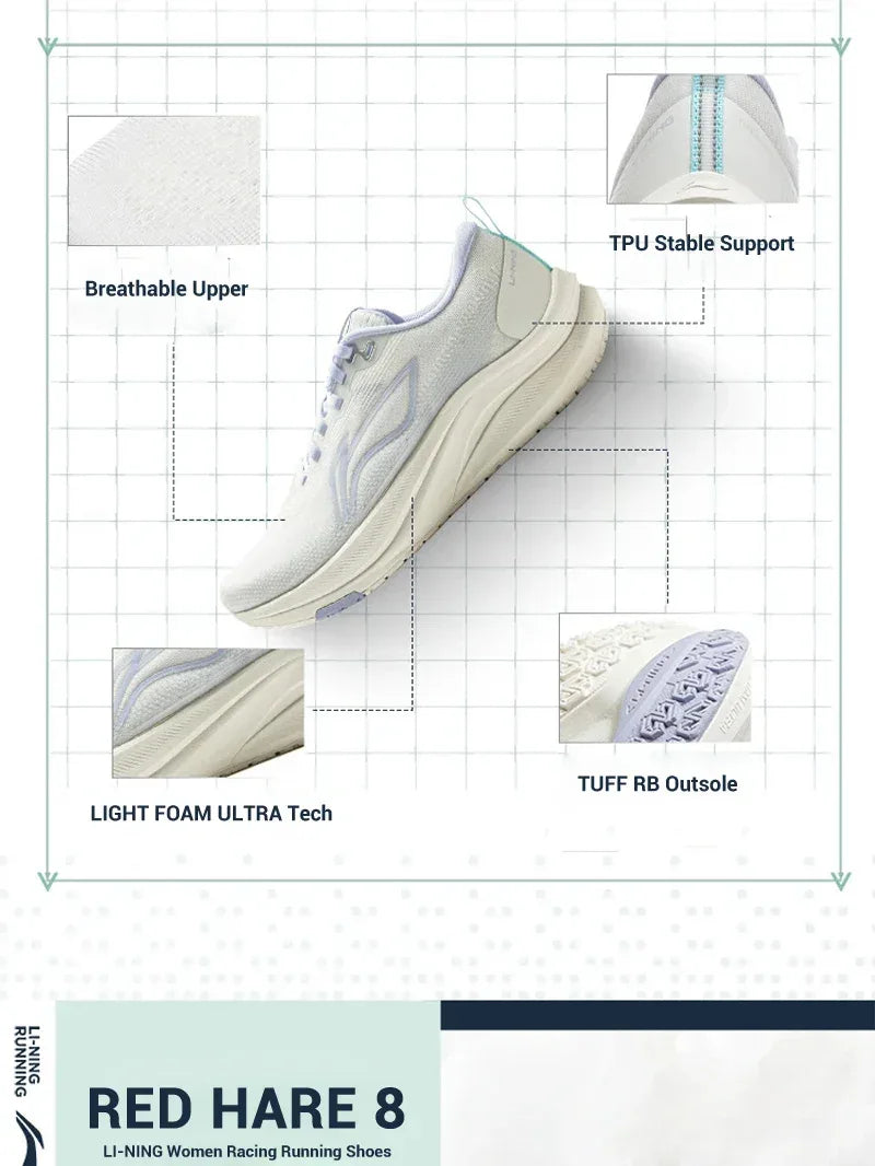 Li-Ning Women's RED HARE 8 Running Shoes - ShopHub