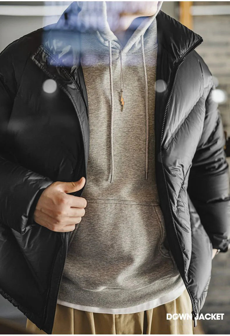 Maden Men's 90% White Duck Down Jacket