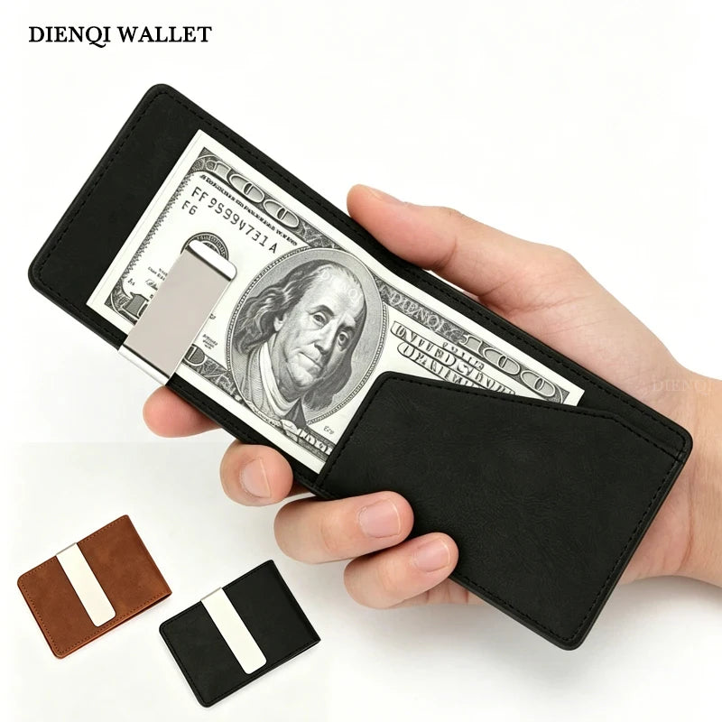 Slim Thin Card Holder Money Clip Wallets